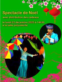 affiche spectacle noel